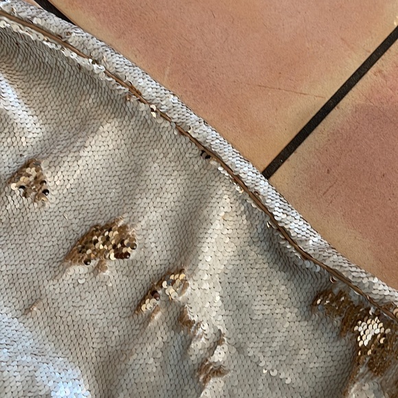 NWT Anthropology Hei Hei matte gold pants - Picture 9 of 9